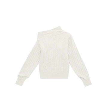 JCAESAR WOMEN Diagonal‑Shoulder Sweater - jcaesarclo