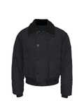 JCAESAR Fur‑Collar Buttoned Down Jacket with Pockets