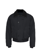 JCAESAR Fur‑Collar Buttoned Down Jacket with Pockets
