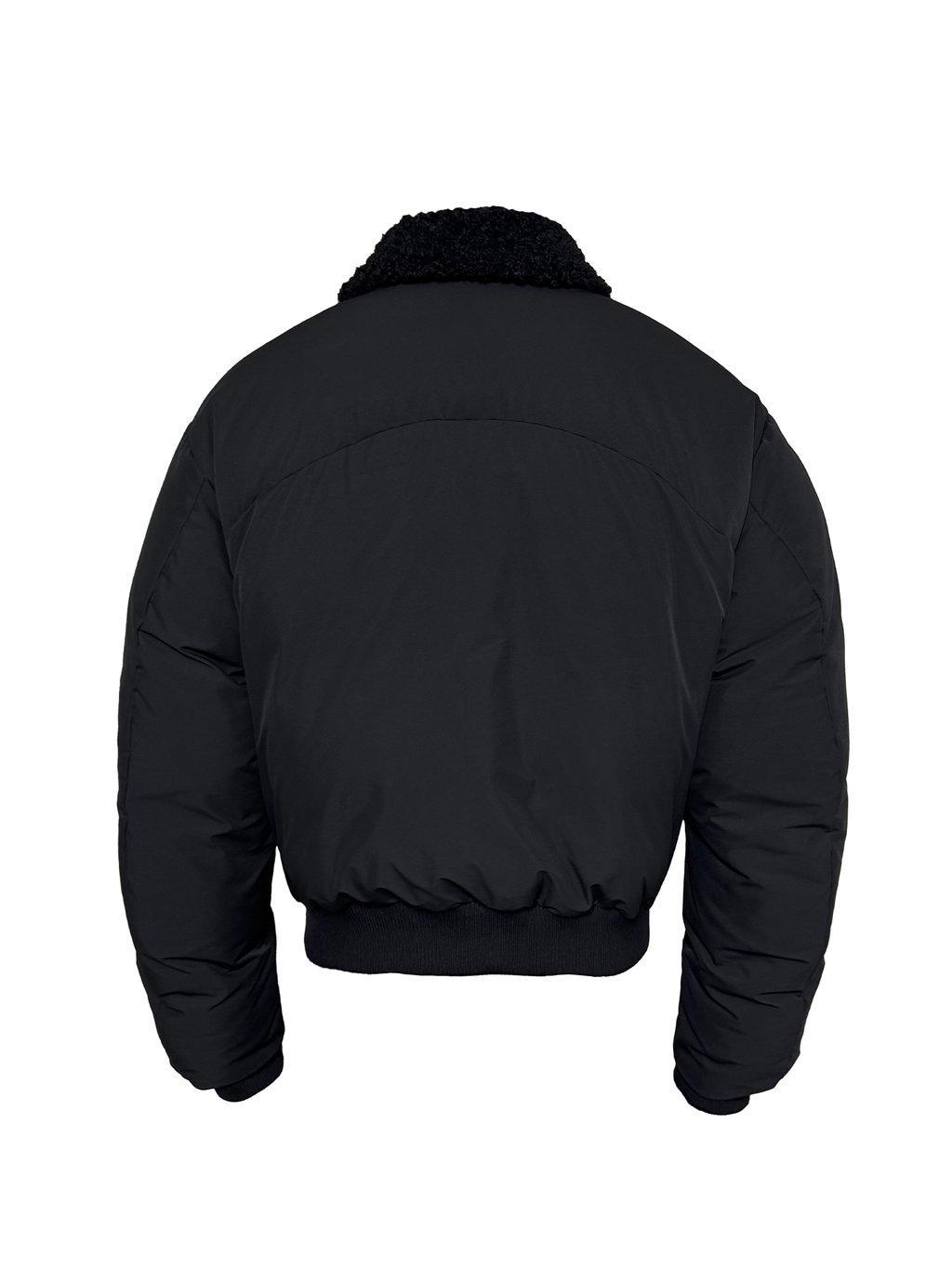 JCAESAR Fur‑Collar Buttoned Down Jacket with Pockets
