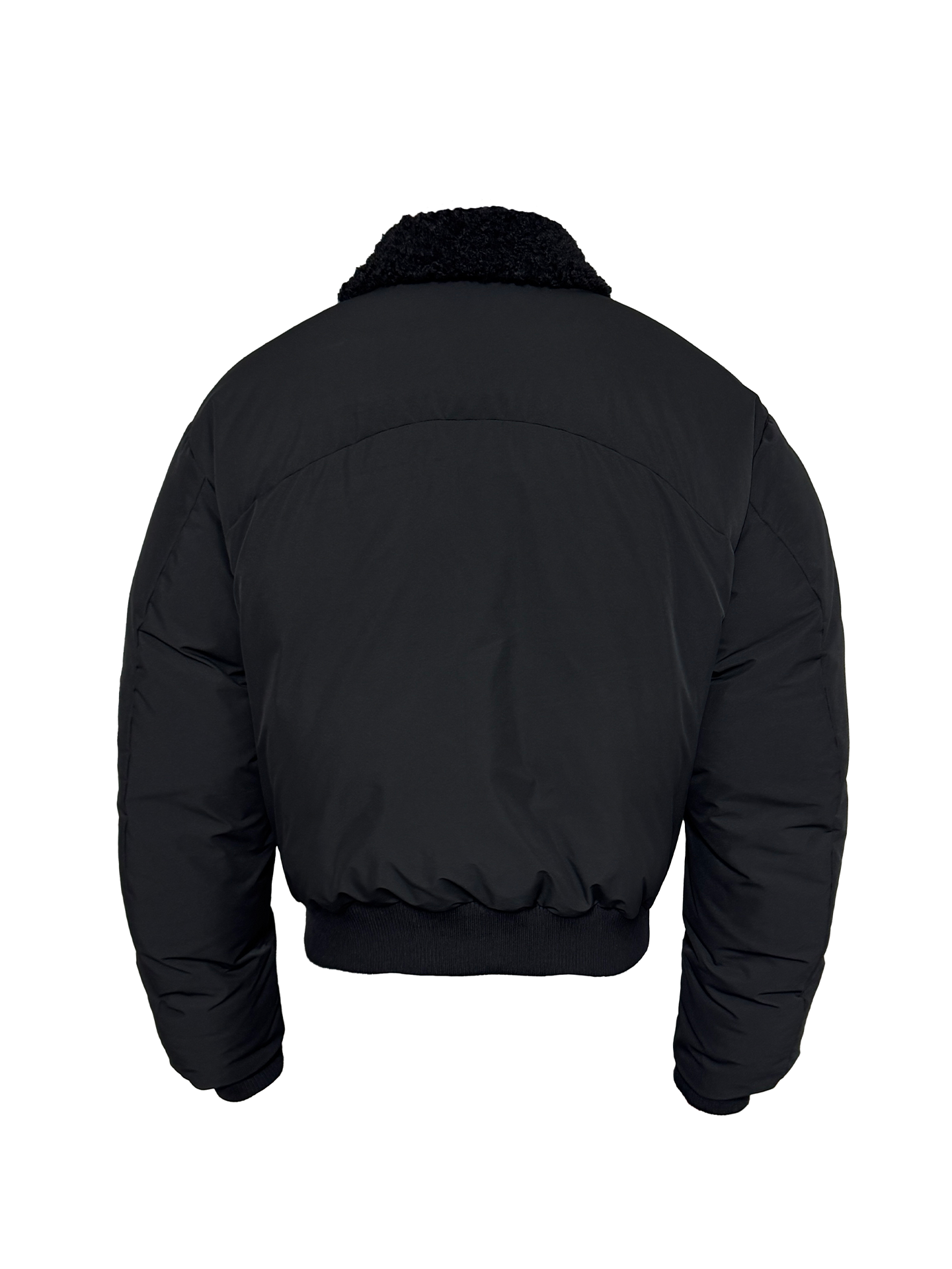 JCAESAR Fur‑Collar Buttoned Down Jacket with Pockets