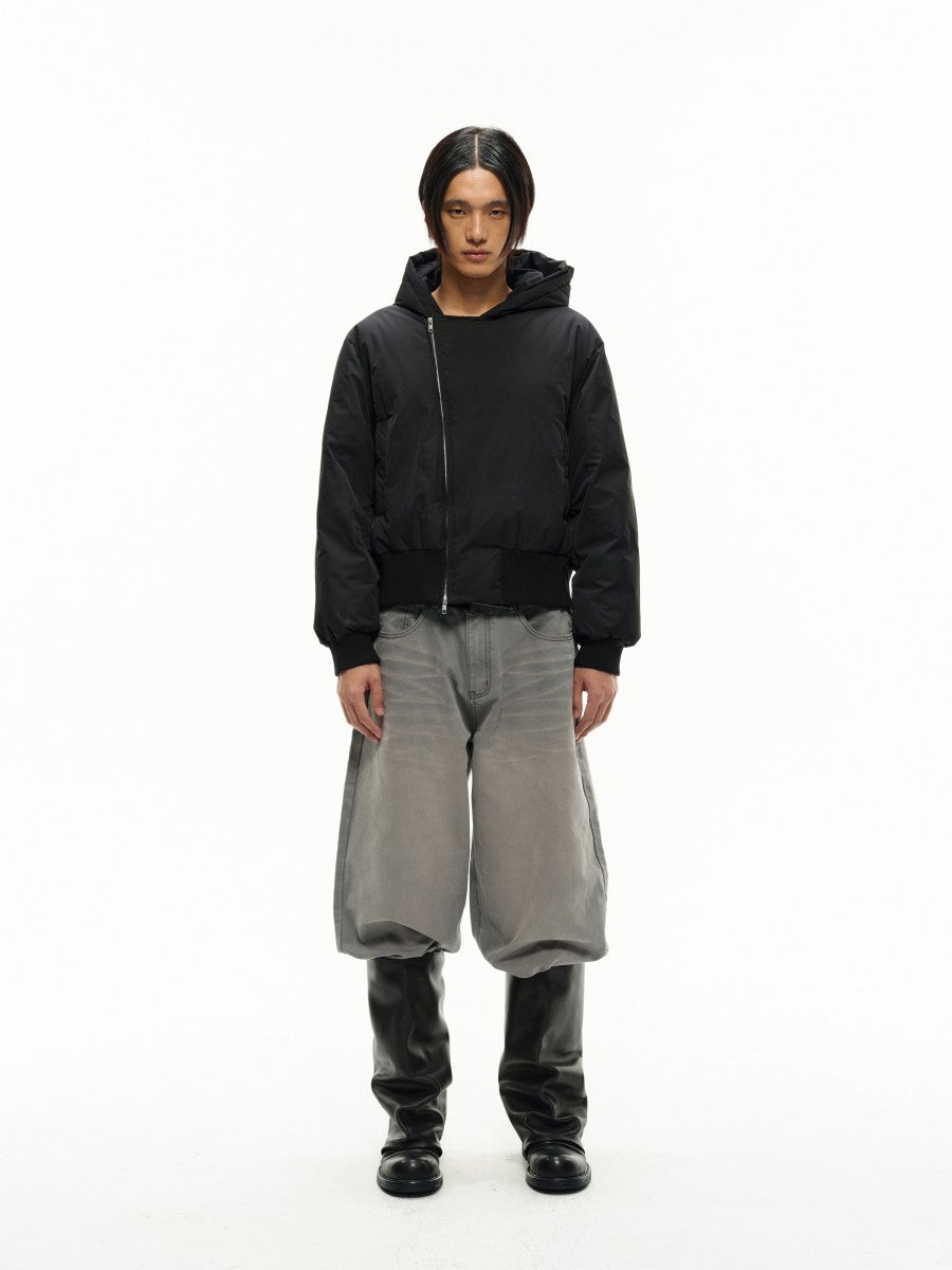 JCAESAR Slanted Front Down Jacket
