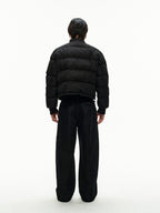 JCAESAR Arc-Shaped Flap Magnetic Buckle Down Jacket