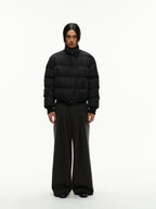 JCAESAR Arc-Shaped Flap Magnetic Buckle Down Jacket