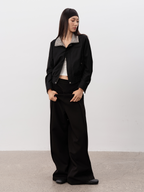 JCAESAR WOMEN Pleated Kangaroo Pocket Pants - jcaesarclo
