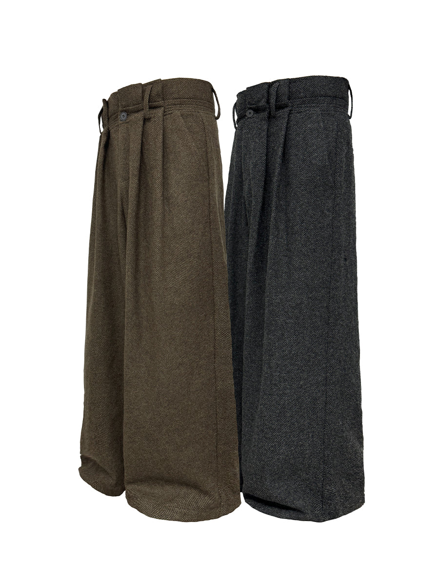 JCAESAR WOOL PANTS
