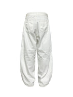 JCAESAR White pleated wide-leg jeans - jcaesarclo