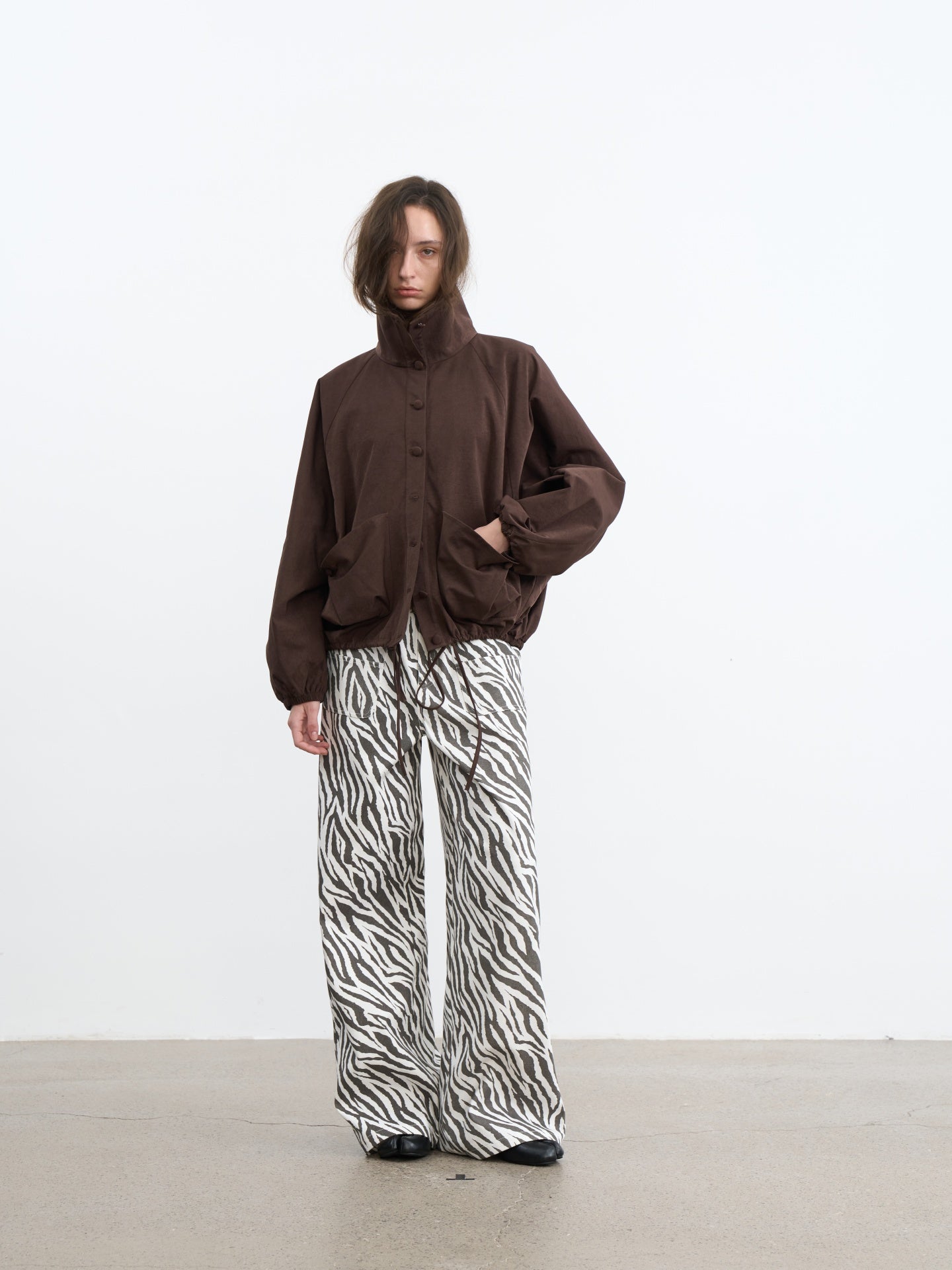 JCAESAR WOMEN oose balloon jacket