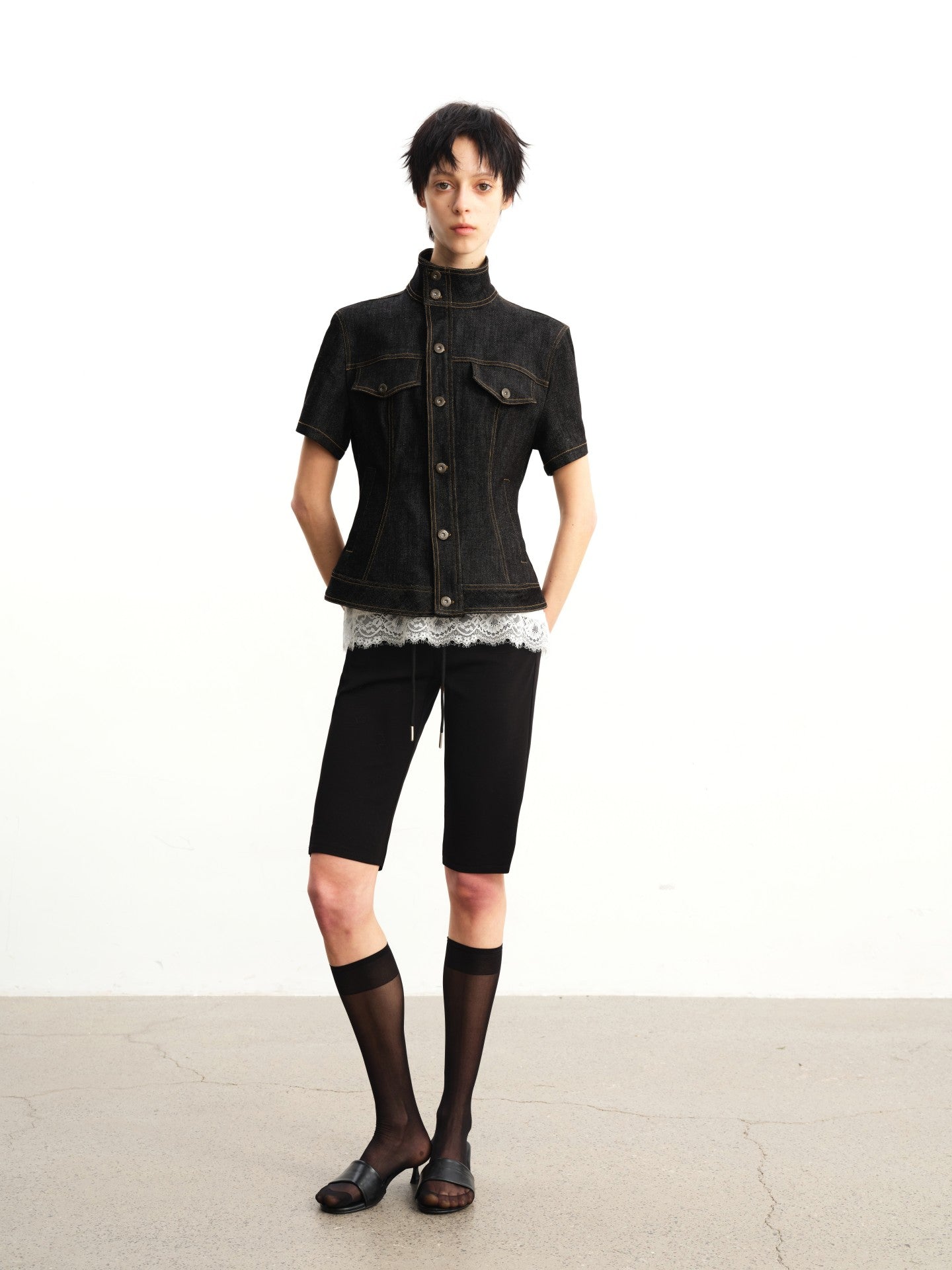 JCAESAR WOMEN Drawstring Riding Pants