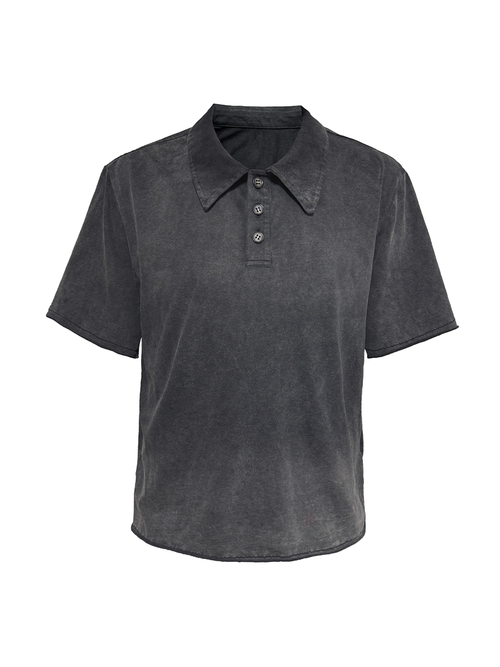 JCAESAR  Washed Polo Shirt - jcaesarclo
