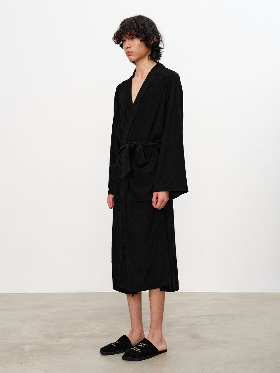 JCAESAR Embroidered Bathrobe - jcaesarclo
