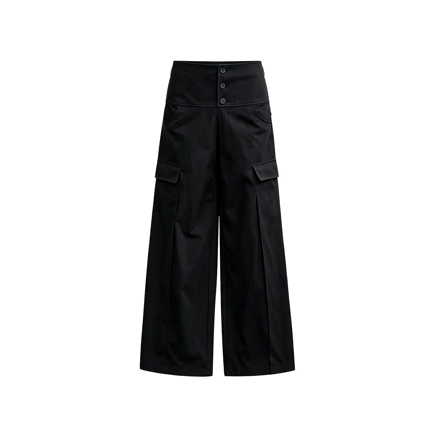 JCAESAR WOMEN Straight-Leg Cargo Pants with 3D Rectangular Pockets