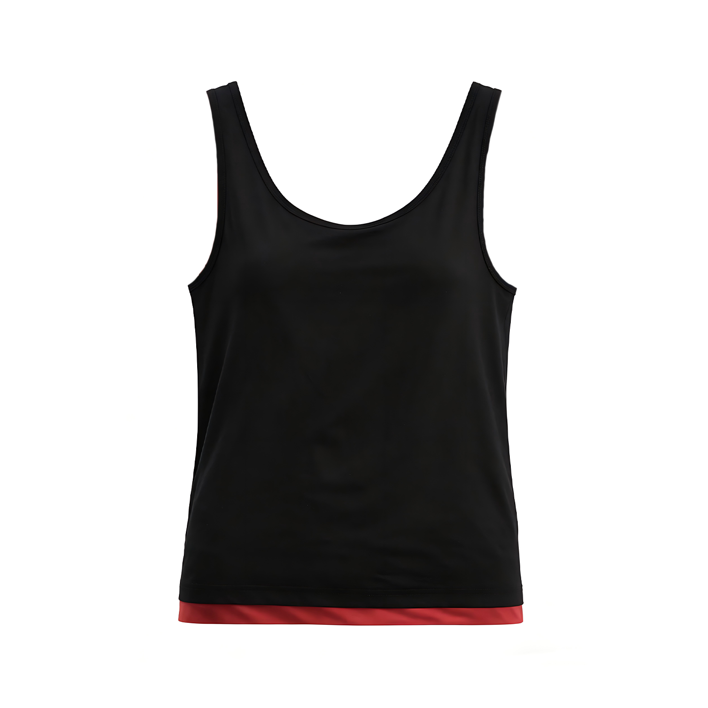 JCAESAR WOMEN Color-Blocked Ruched Tank Top