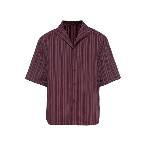 JCAESAR One‑Piece Collar Striped Shirt - jcaesarclo