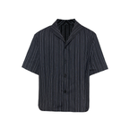 JCAESAR One‑Piece Collar Striped Shirt - jcaesarclo