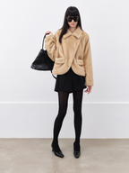 JCAESAR WOMEN Light-Step Faux Fur Jacket