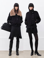 JCAESAR WOMEN Loop Yarn Wool Coat