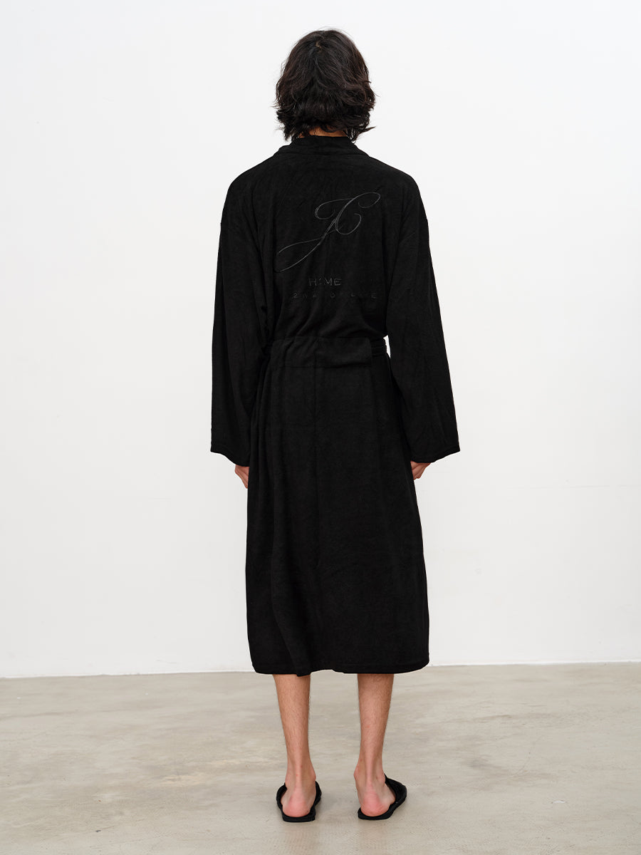 JCAESAR Embroidered Bathrobe - jcaesarclo