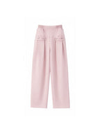 JCAESAR WOMEN Pleated Sweatpants with Front Pockets - jcaesarclo