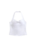 JCAESAR WOMEN Pleated Tie-Strap Tank Top - jcaesarclo