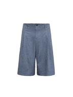 JCAESAR Houndstooth Pleated Cropped Pants - jcaesarclo