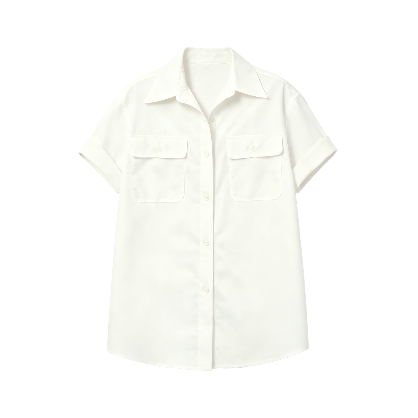 JCAESAR WOMEN  Safari-style short-sleeve shirt