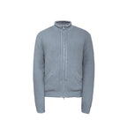JCAESAR Cotton-Padded Collar Drawstring Knitted Cardigan - jcaesarclo