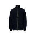 JCAESAR Silhouette High-Neck Zipper Sweater - jcaesarclo