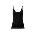 JCAESAR WOMEN Draped sheer panel camisole