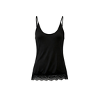 JCAESAR WOMEN Draped sheer panel camisole