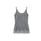 JCAESAR WOMEN Draped sheer panel camisole
