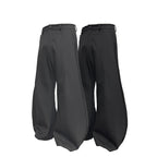 JCAESAR FLARED LEAF-SHAPED TROUSERS