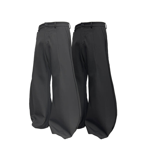 JCAESAR FLARED LEAF-SHAPED TROUSERS