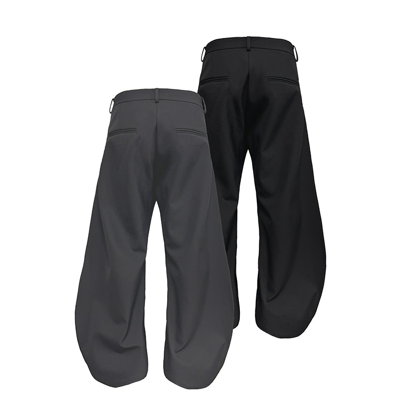 JCAESAR FLARED LEAF-SHAPED TROUSERS