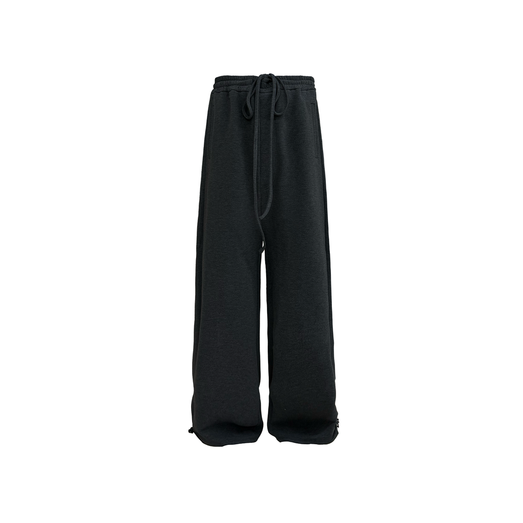 JCAESAR Low-Crotch Brushed Drop-Crotch Sweatpants