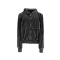 JCAESAR Washed Tie-Dye Velvet Sweatshirt