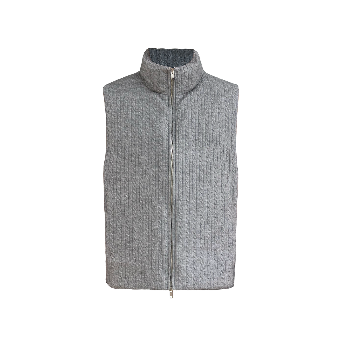 JCAESAR Cable-Knit Down Vest