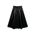 JCAESAR WOMEN  Flowy Acetate Balloon Skirt with Oversized Silhouette