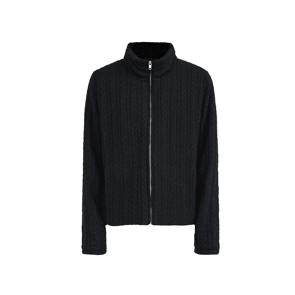 JCAESAR  Double Cable-Knit Down Jacket