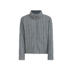 JCAESAR  Double Cable-Knit Down Jacket