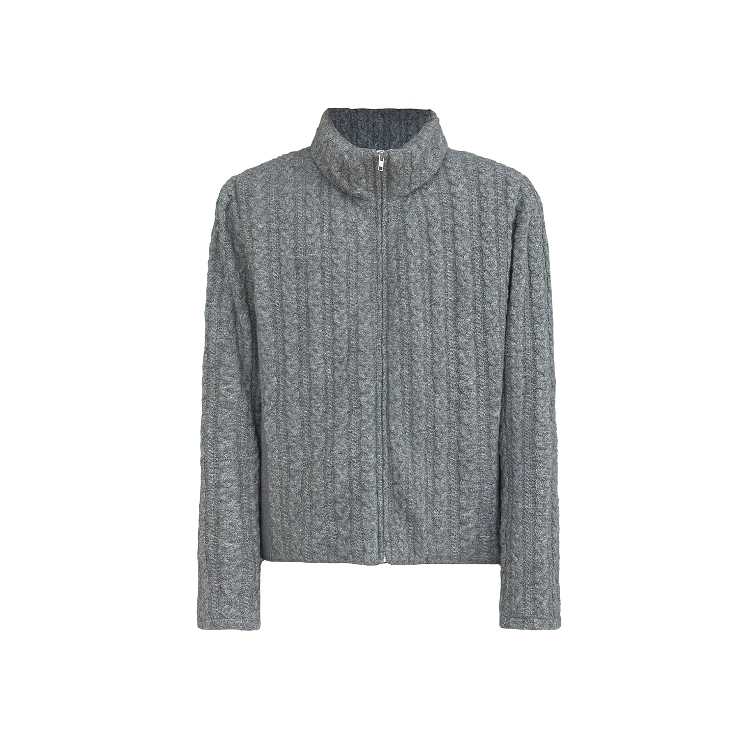JCAESAR  Double Cable-Knit Down Jacket