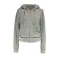 JCAESAR WOMEN Half Drawstring Hooded Sweatshirt - jcaesarclo