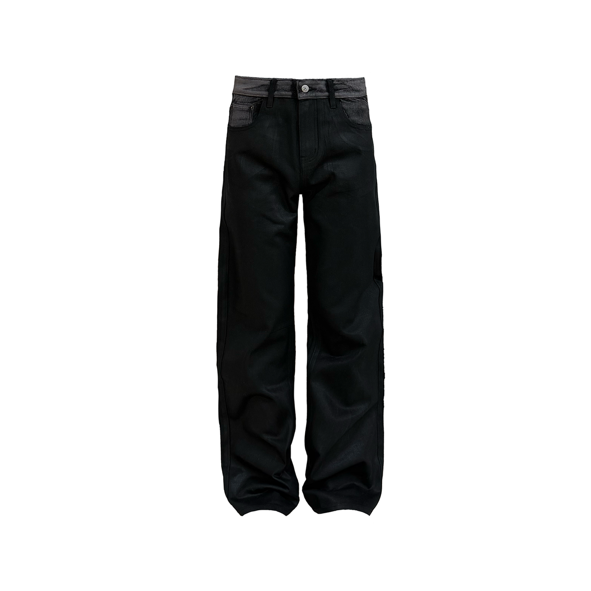 JCAESAR Corduroy Waxed Slim-Fit Jeans