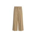 JCAESAR WOMEN Khaki Straight-Leg Pants without Waistband