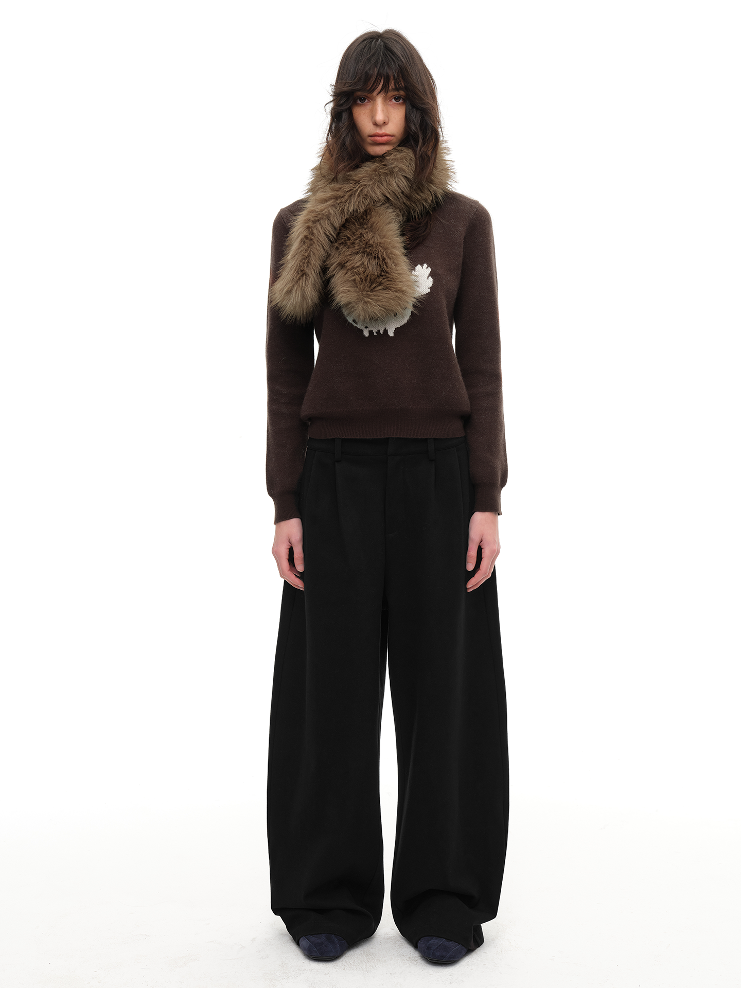 JCAESAR WOMEN Eco‑Fur Scarf - jcaesarclo