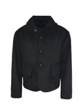 JCAESAR Hooded Wool Jacket with Pockets - jcaesarclo