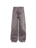 JCAESAR Gray-Purple Washed Wide-Leg Jeans - jcaesarclo