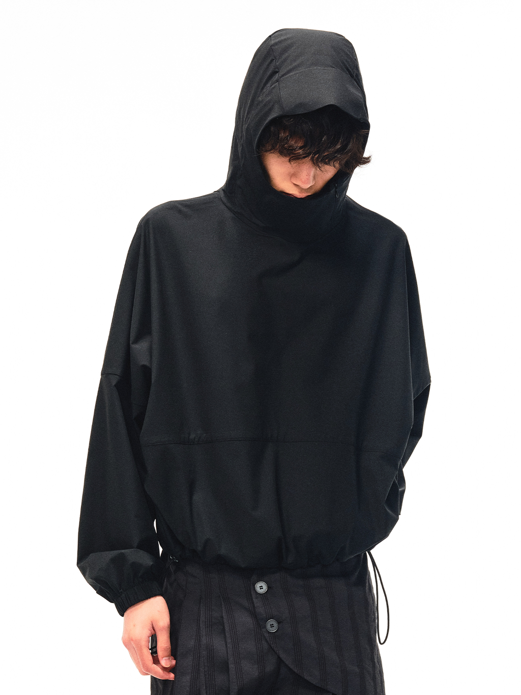 JCEASAR Hooded batwing sun‑protection jacket