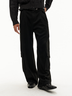 JCAESAR Cargo Pants with Side Patch Pockets - jcaesarclo