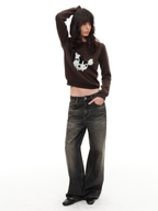 JCAESAR WOMEN Vintage Washed Gray-Brown Jeans - jcaesarclo